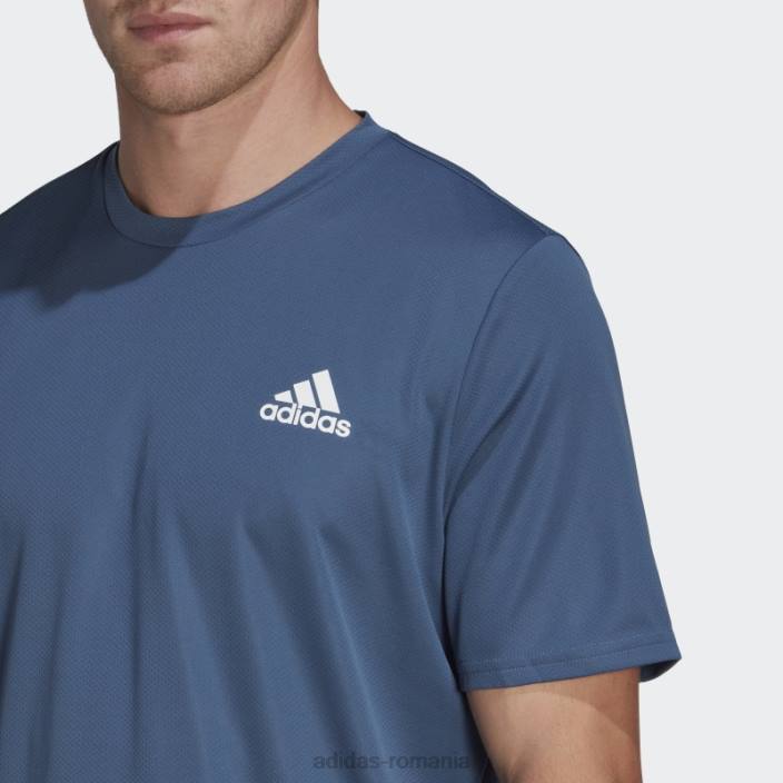 Adidas aeroready proiectat pentru oțel tee de mișcare bărbați oţel 2JBN5870