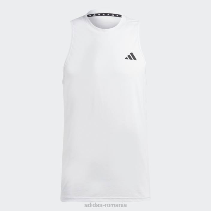 Adidas alb tren essentials feelready trening maiou adidas bărbați alb negru 2JBN13341