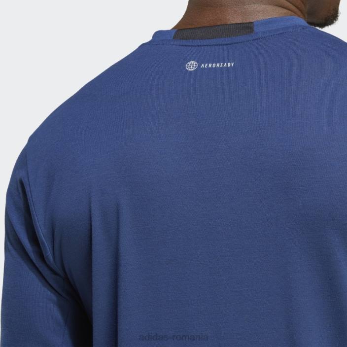 Adidas albastru închis conceput pentru tricou de antrenament bărbați albastru inchis 2JBN13264