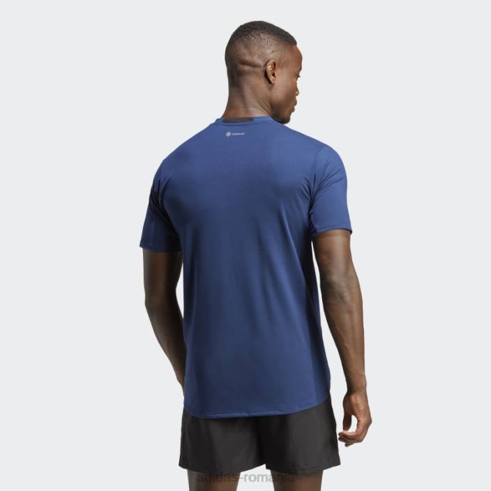 Adidas albastru închis conceput pentru tricou de antrenament bărbați albastru inchis 2JBN5723