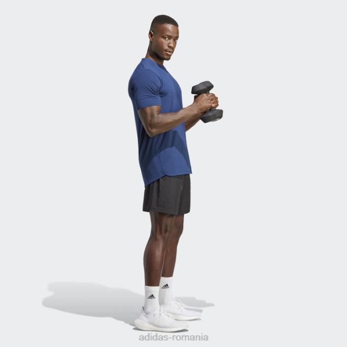 Adidas albastru închis conceput pentru tricou de antrenament bărbați albastru inchis 2JBN5723