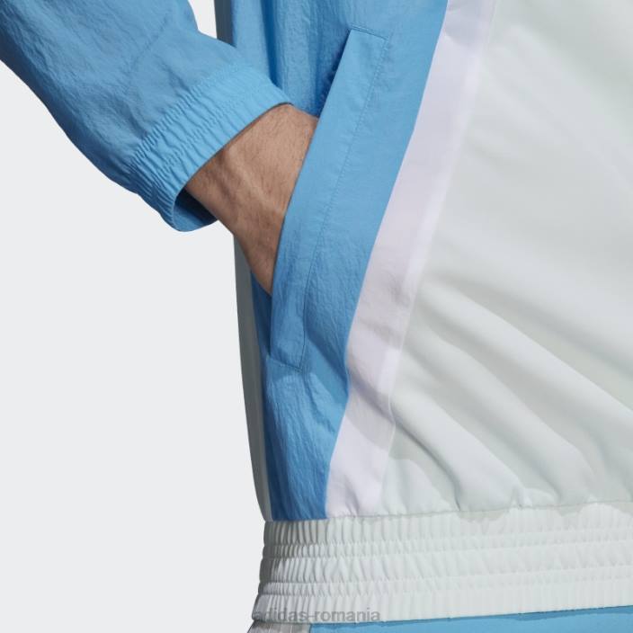 Adidas antrenament cu fermoar sferturi top gheață mentă bărbați menta gheata/albastru cer 2JBN14647