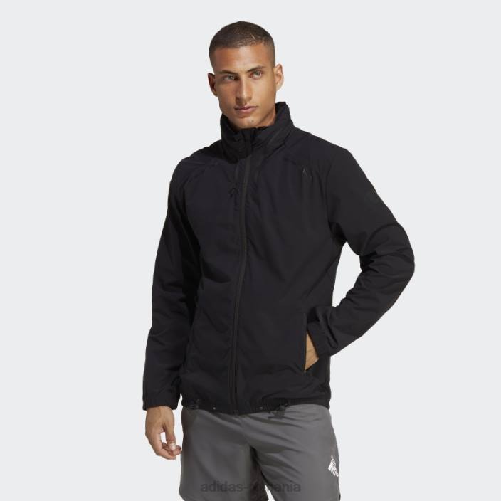 Adidas best of adi jachetă de antrenament neagră bărbați negru 2JBN5822
