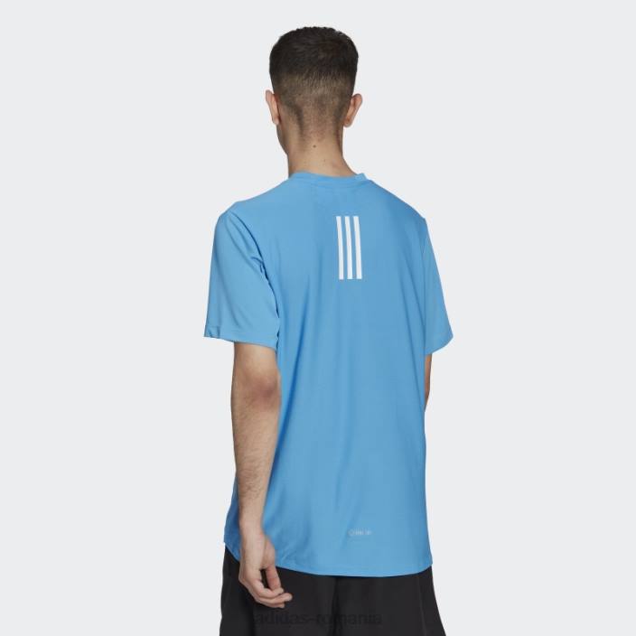 Adidas blue design 4 training heat.rdy hiit tricou adidas bărbați albastru 2JBN14889