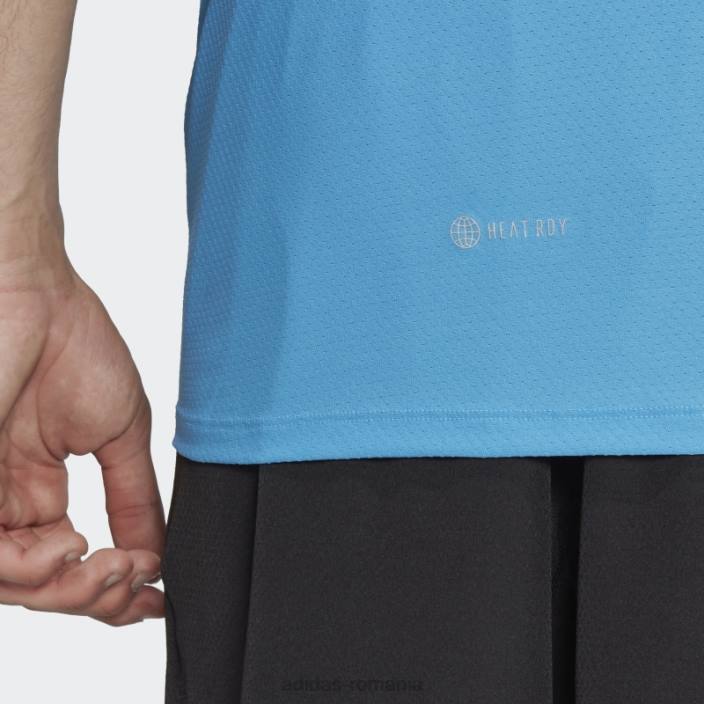 Adidas blue design 4 training heat.rdy hiit tricou adidas bărbați albastru 2JBN14889