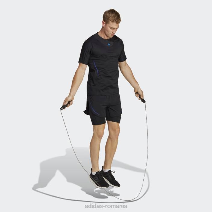 Adidas căldură.rdy hiit pantaloni scurți de antrenament 2-în-1 negru bărbați negru 2JBN5018