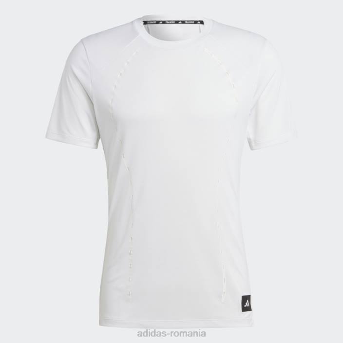 Adidas cel mai bun tricou de antrenament adi alb bărbați alb 2JBN13820