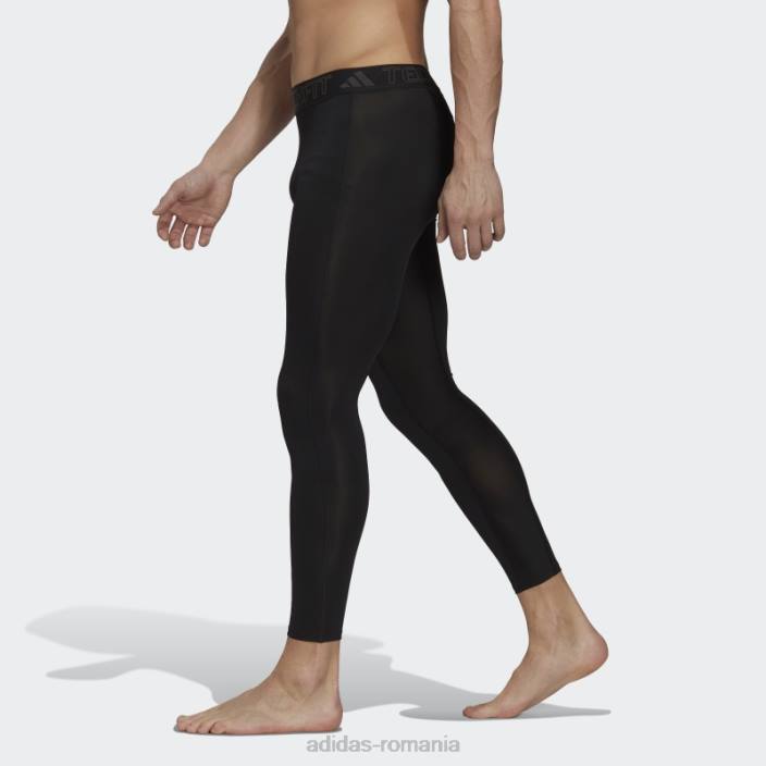 Adidas colanți lungi de antrenament negri techfit aeroready bărbați negru 2JBN760