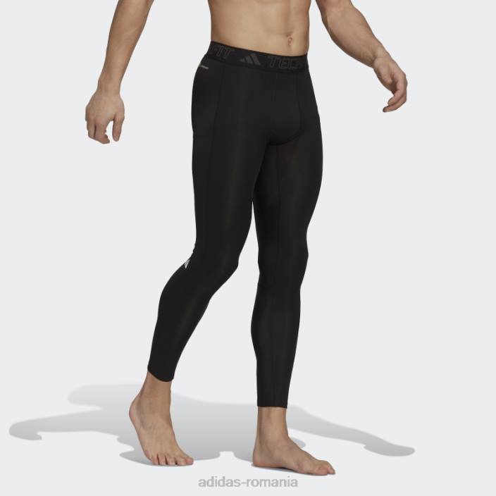 Adidas colanți lungi de antrenament negri techfit aeroready bărbați negru 2JBN760