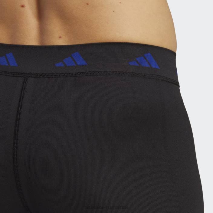 Adidas colanti de antrenament techfit recharge negri adidas bărbați negru/albastru 2JBN1032