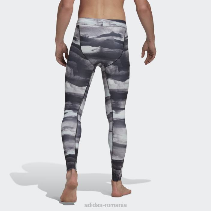 Adidas colanti de antrenament yoga cu imprimeu multicolor adidas bărbați multicolor 2JBN7281