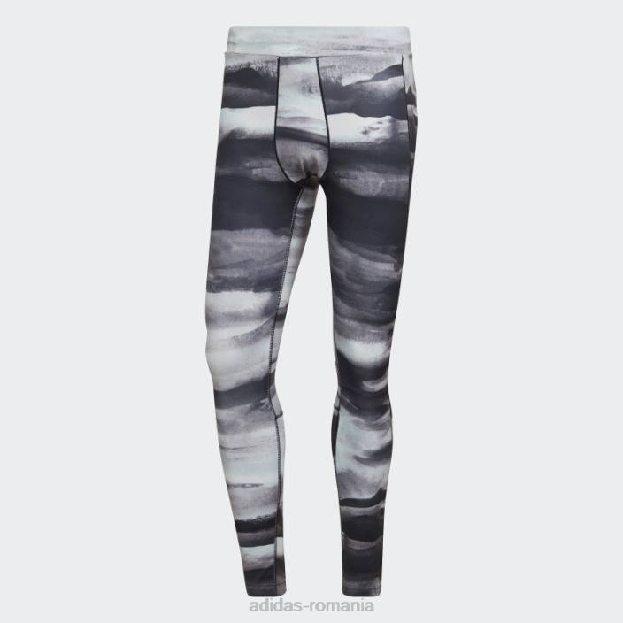 Adidas colanti de antrenament yoga cu imprimeu multicolor adidas bărbați multicolor 2JBN7281