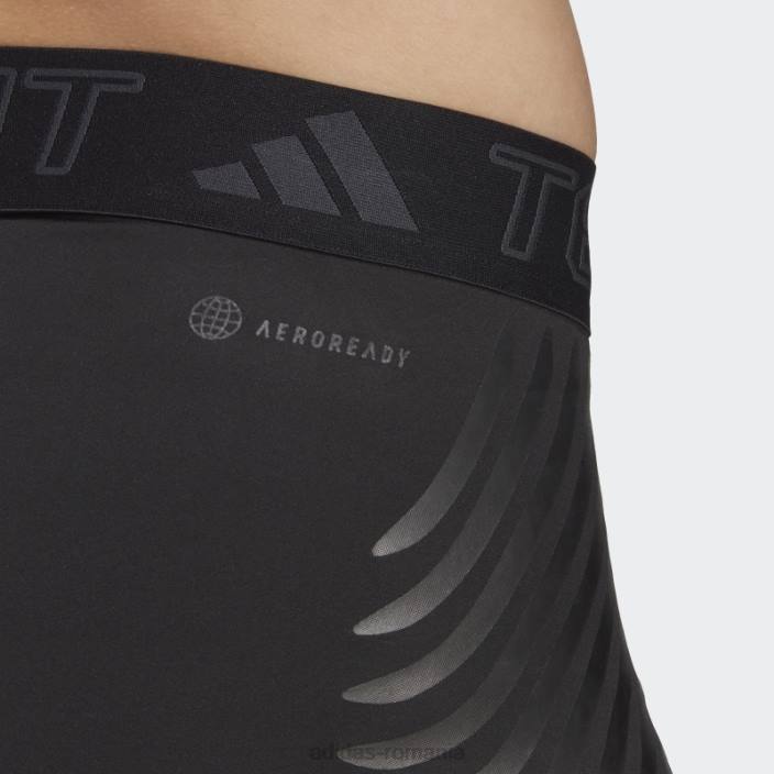Adidas colanti lungi de antrenament techfit control negri bărbați negru 2JBN13759