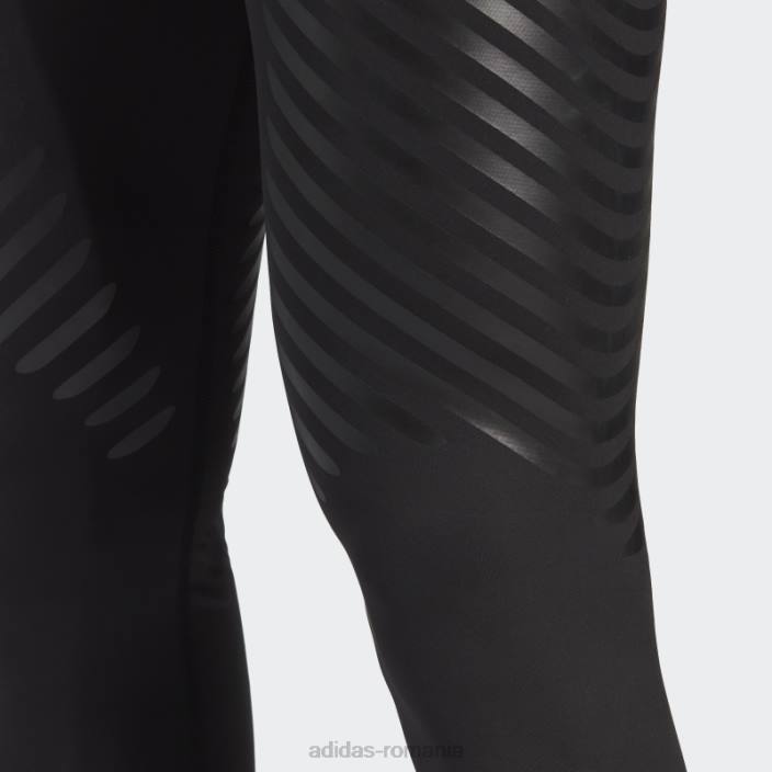 Adidas colanti lungi de antrenament techfit control negri bărbați negru 2JBN13759