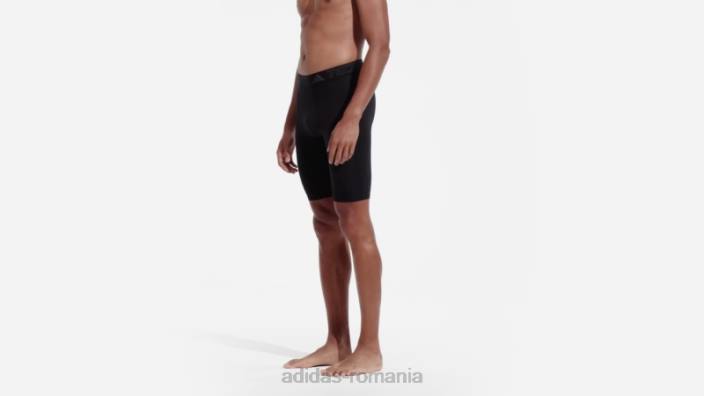 Adidas colanti negri de antrenament techfit bărbați negru 2JBN6395