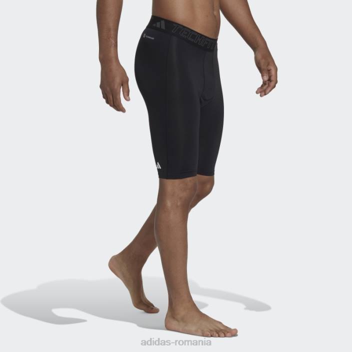 Adidas colanti negri de antrenament techfit bărbați negru 2JBN6395