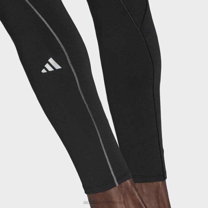 Adidas colanti negri techfit cold.rdy training lungi bărbați negru 2JBN7564