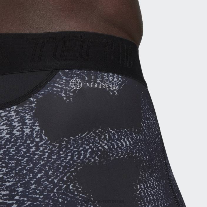 Adidas colanti scurti de antrenament techfit allover print multicolor adidas bărbați multicolor/negru 2JBN14616