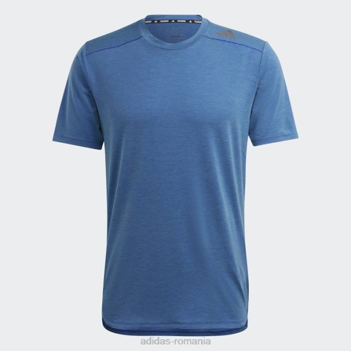 Adidas conceput pentru antrenament aeroready hiit tricou de antrenament cu schimbare de culoare albastru bărbați albastru/mentă 2JBN13994
