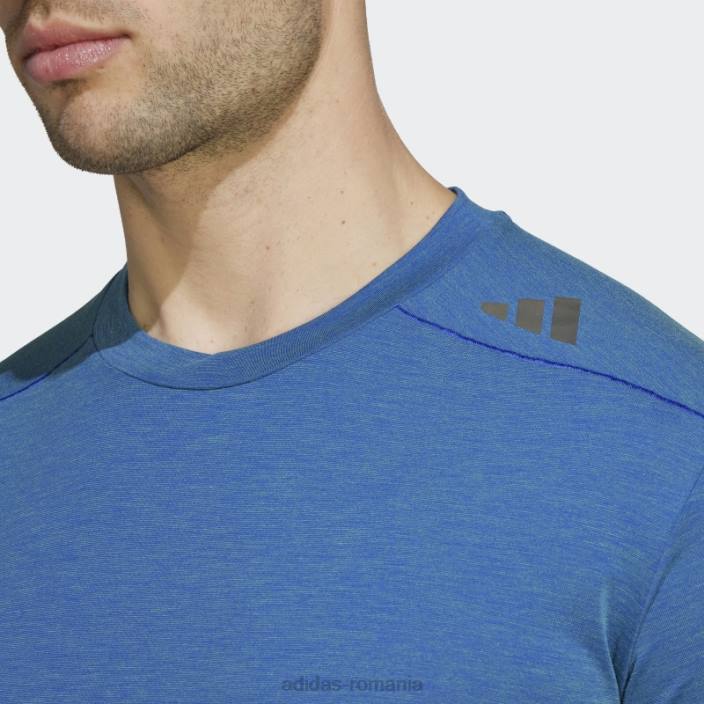 Adidas conceput pentru antrenament aeroready hiit tricou de antrenament cu schimbare de culoare albastru bărbați albastru/mentă 2JBN13994