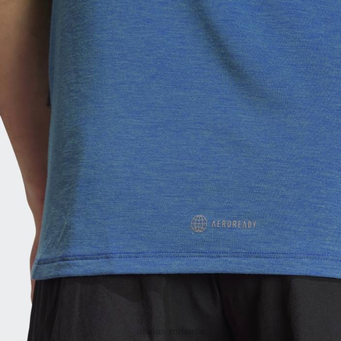 Adidas conceput pentru antrenament aeroready hiit tricou de antrenament cu schimbare de culoare albastru bărbați albastru/mentă 2JBN13994