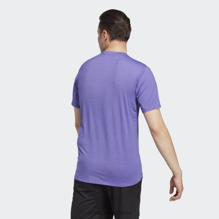 Adidas conceput pentru antrenament aeroready hiit tricou de antrenament cu schimbare de culoare violet rush adidas bărbați papură violet 2JBN14406