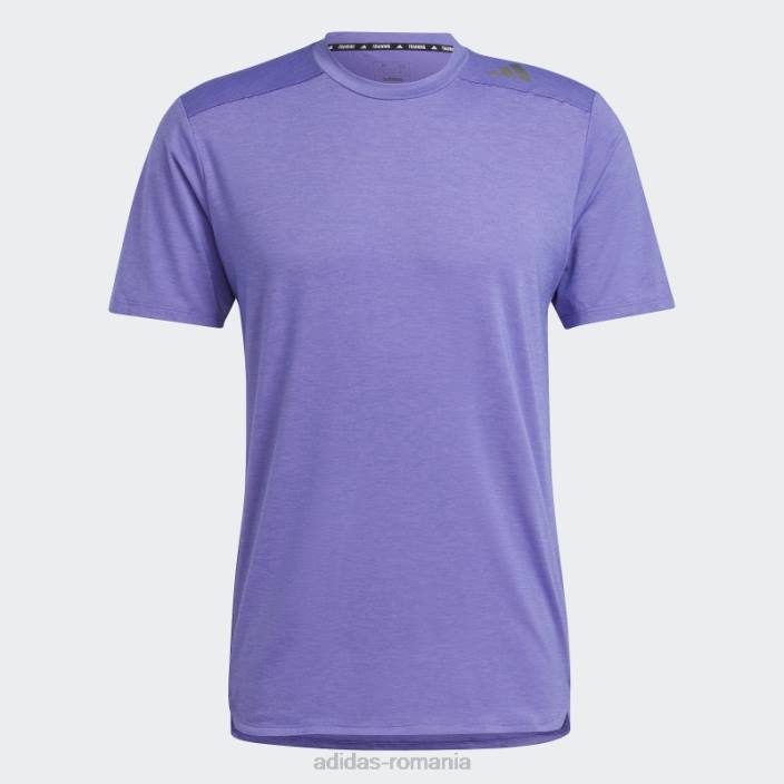 Adidas conceput pentru antrenament aeroready hiit tricou de antrenament cu schimbare de culoare violet rush adidas bărbați papură violet 2JBN14406