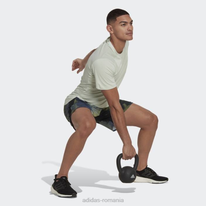Adidas conceput pentru antrenament căldură.rdy hiit tee verde bărbați verde 2JBN7280