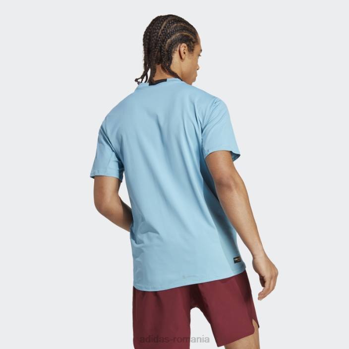 Adidas conceput pentru antrenament cordura antrenament tricou albastru adidas bărbați albastru 2JBN5178