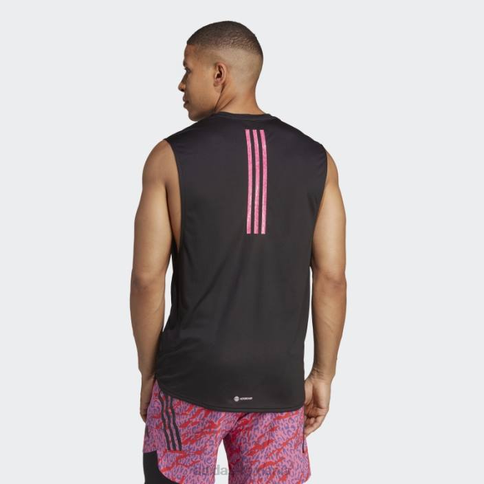Adidas conceput pentru antrenament pro series hiit tank top conceput de cody rigsby adidas negru bărbați negru 2JBN954