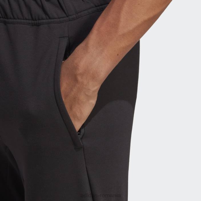 Adidas conceput pentru antrenament yoga 7/8 pantaloni de antrenament negri bărbați negru 2JBN5017