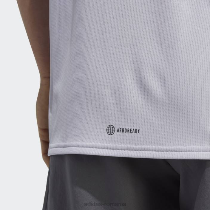 Adidas conceput pentru mișcare hiit antrenament tricou argintiu zori bărbați zori argintii/negru 2JBN5053