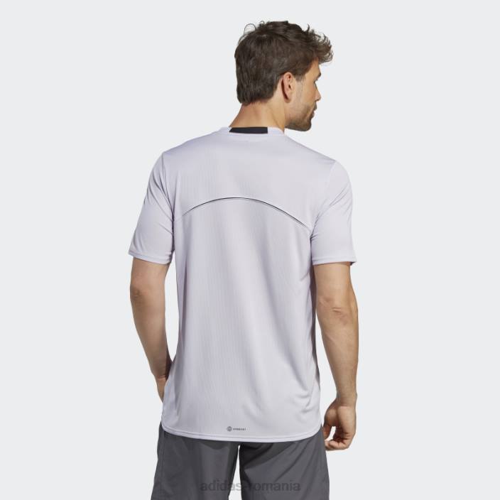 Adidas conceput pentru mișcare hiit tricou de antrenament silver Dawn adidas bărbați zori argintii/negru 2JBN13470