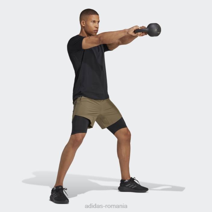 Adidas concepute pentru antrenamentul de pantaloni scurți hiit din seria pro, pregătiți de cody rigsby olive adidas bărbați măsline 2JBN906