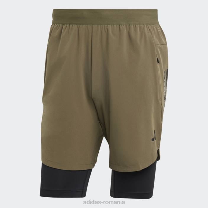 Adidas concepute pentru antrenamentul de pantaloni scurți hiit din seria pro, pregătiți de cody rigsby olive adidas bărbați măsline 2JBN906