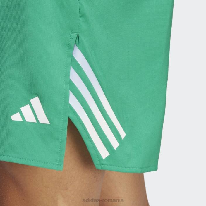 Adidas curte verde tren icons pantaloni scurți de antrenament cu 3 dungi adidas bărbați verde curte 2JBN5889