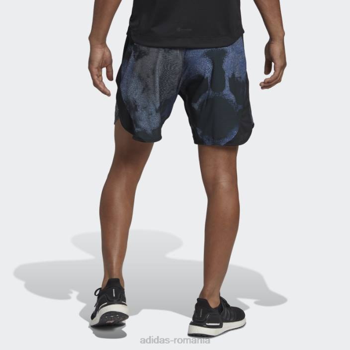 Adidas d4t hiit pantaloni scurți de antrenament cu imprimeu peste tot negru fashion bărbați multicolor/negru 2JBN7143