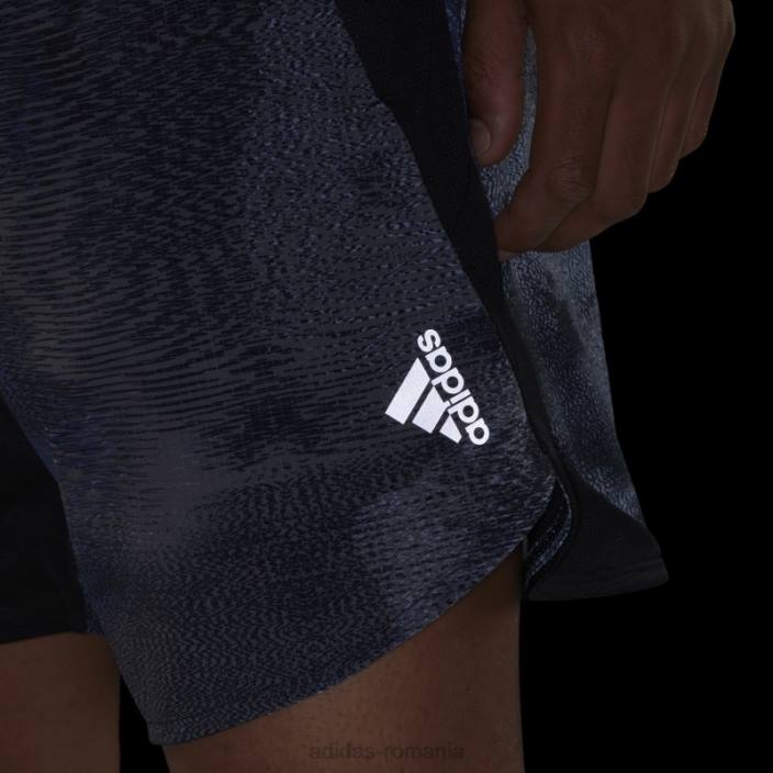 Adidas d4t hiit pantaloni scurți de antrenament cu imprimeu peste tot negru fashion bărbați multicolor/negru 2JBN7143