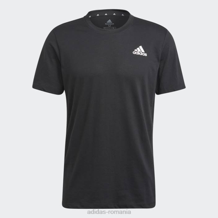 Adidas elegant aeroready conceput pentru a muta sport tricou alb bărbați alb negru 2JBN1560