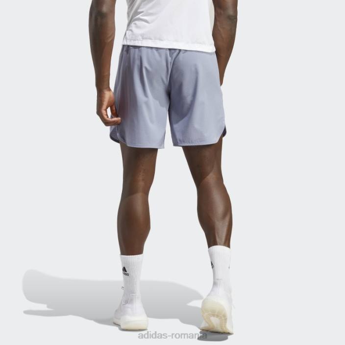 Adidas elegant conceput pentru antrenament hiit pantaloni scurți de antrenament violet argintiu adidas bărbați violet argintiu 2JBN5196