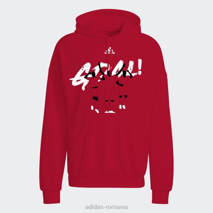 Adidas goal red hanorac roșu bărbați roșu 2JBN7154