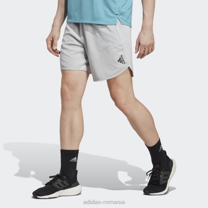 Adidas gri conceput pentru pantaloni scurți de antrenament bărbați gri 2JBN5662