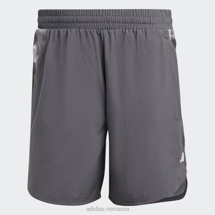 Adidas gri conceput pentru pantaloni scurți de antrenament hiit bărbați gri/argintiu 2JBN5003