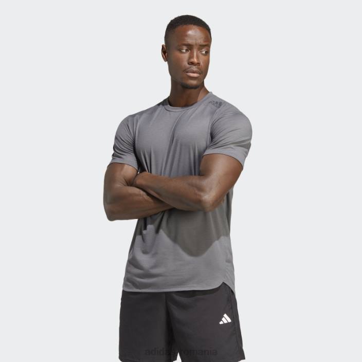 Adidas gri conceput pentru tricou de antrenament bărbați gri 2JBN5272