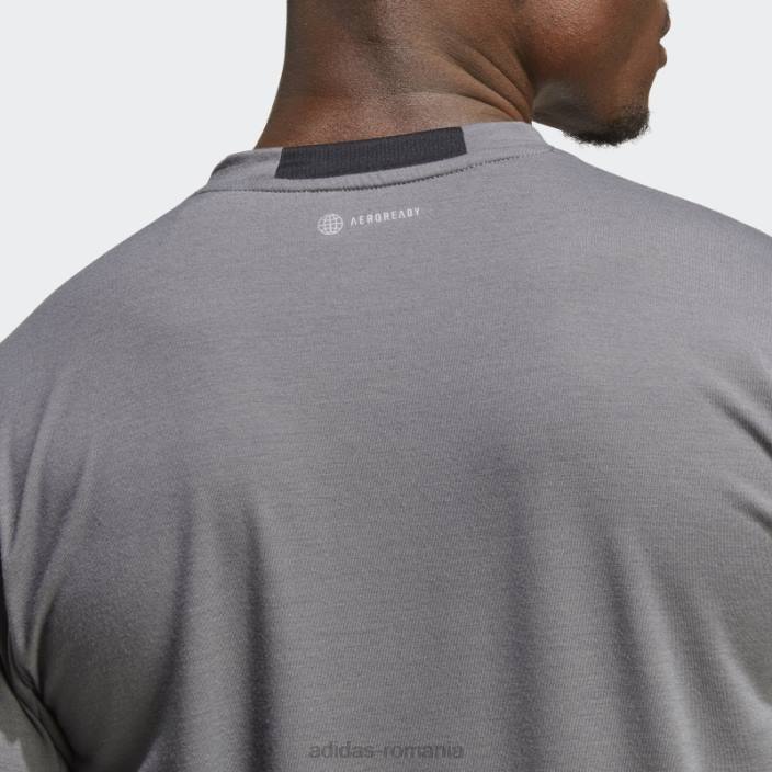Adidas gri conceput pentru tricou de antrenament bărbați gri 2JBN5272