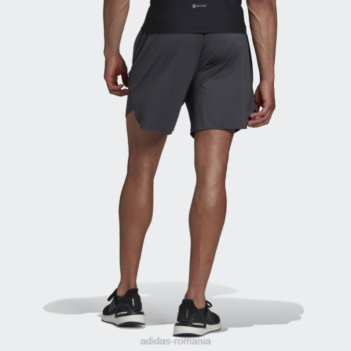 Adidas gri proiectat 4 antrenament căldură.rdy hiit pantaloni scurți bărbați gri 2JBN1252