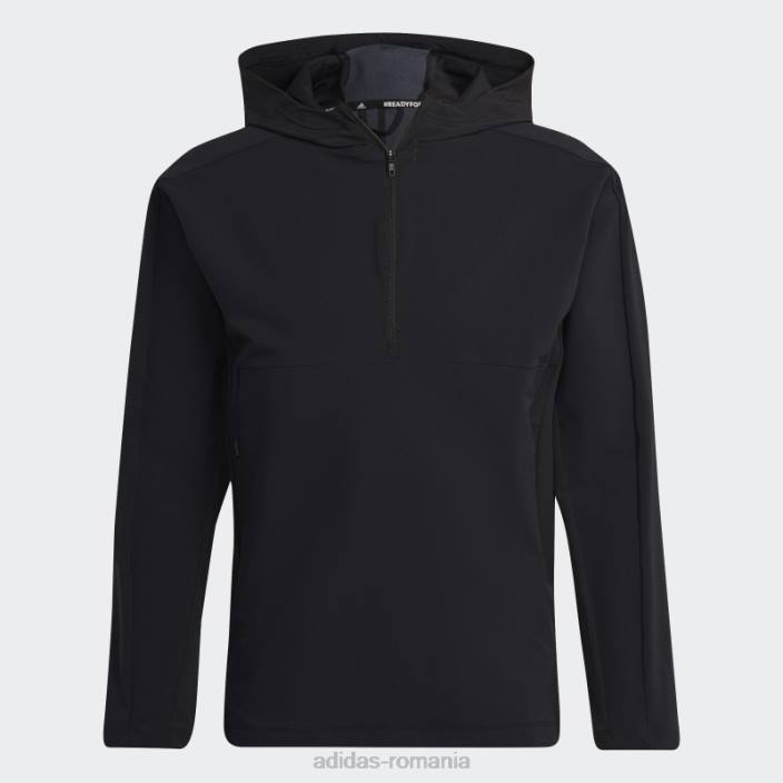Adidas hanorac adidas negru workout cordura cu fermoar complet bărbați negru 2JBN7233