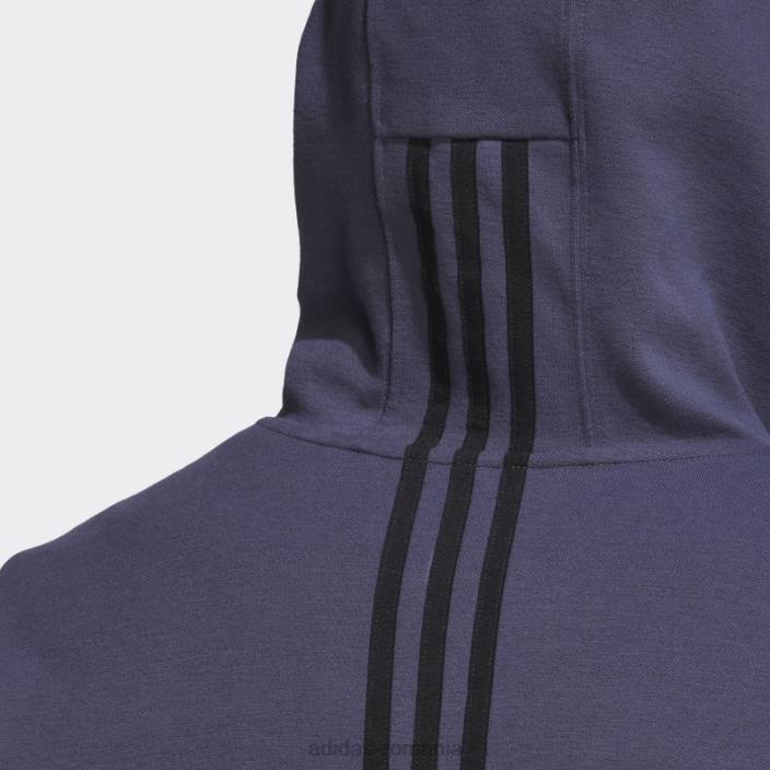 Adidas hanorac aeroready yoga cu fermoar complet bleumarin bărbați bleumarin/negru 2JBN15154