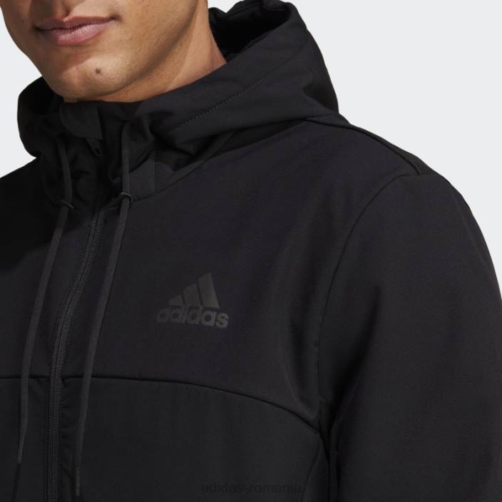 Adidas hanorac pentru antrenament cu fermoar complet negru.rdy bărbați negru 2JBN15184