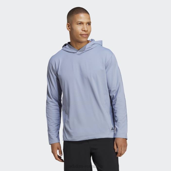Adidas hanorac pentru antrenament grafic yoga violet argintiu adidas bărbați violet argintiu 2JBN5259
